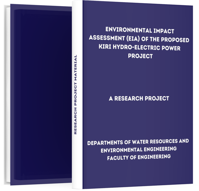 Environmental Impact Assessment (Eia) of the Proposed Kiri Hydro