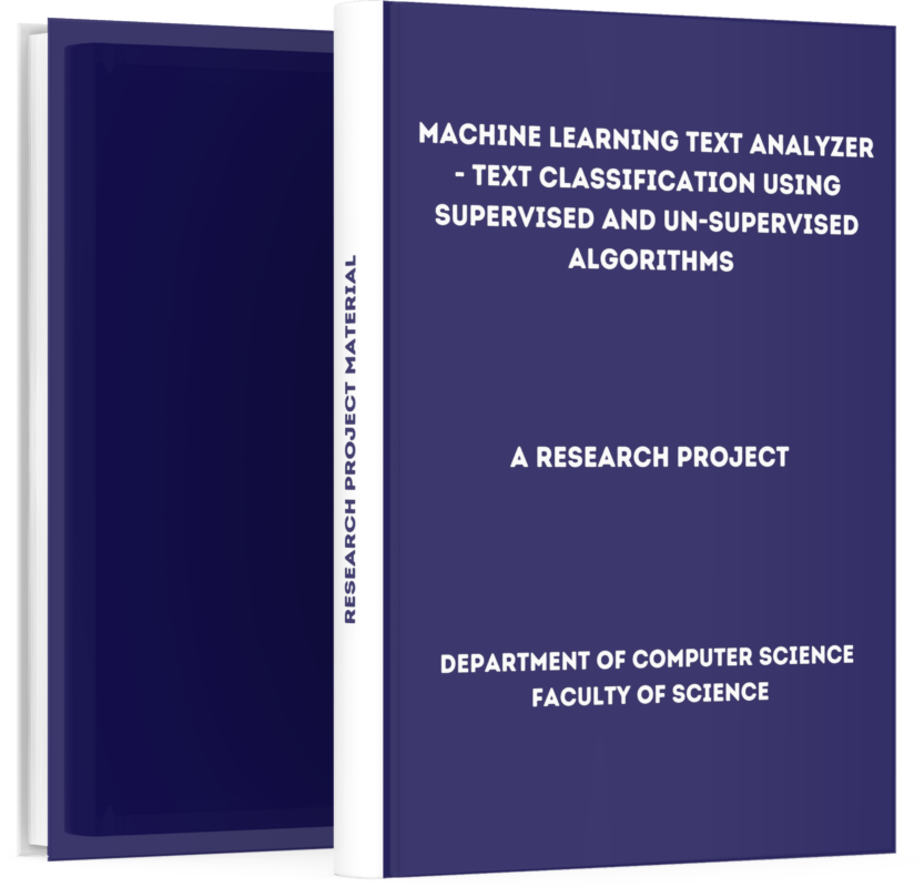 Machine Learning Text Analyzer - Text Classification