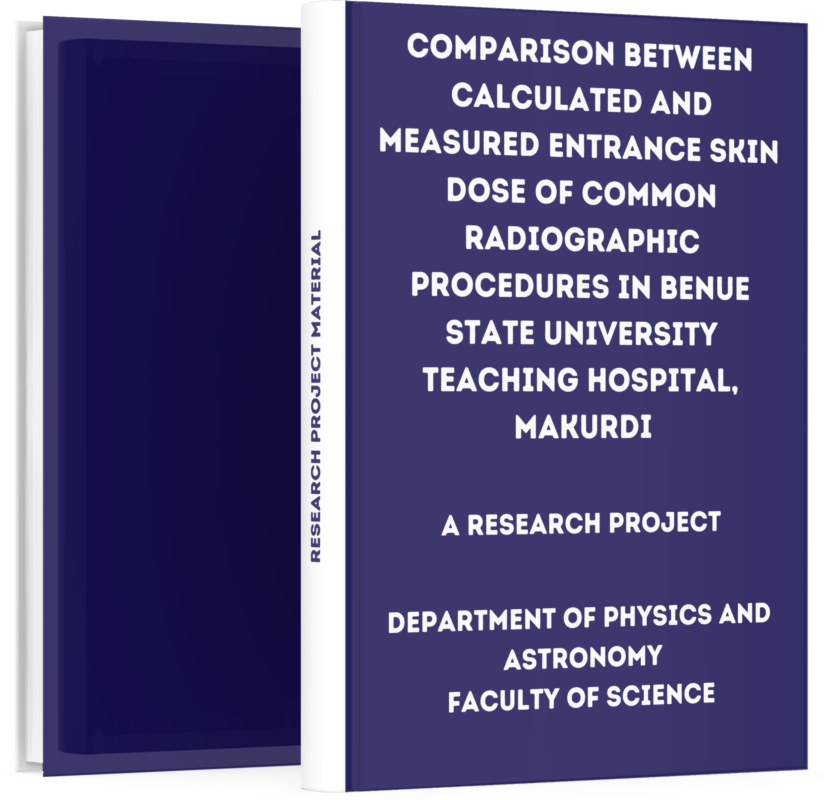 Comparison between Calculated and Measured Entrance Skin Dose