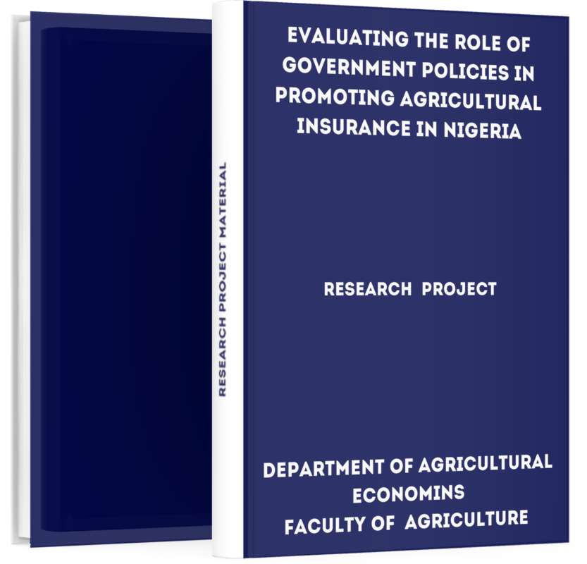 Evaluating The Role Of Government Policies In Promoting Agricultural ...