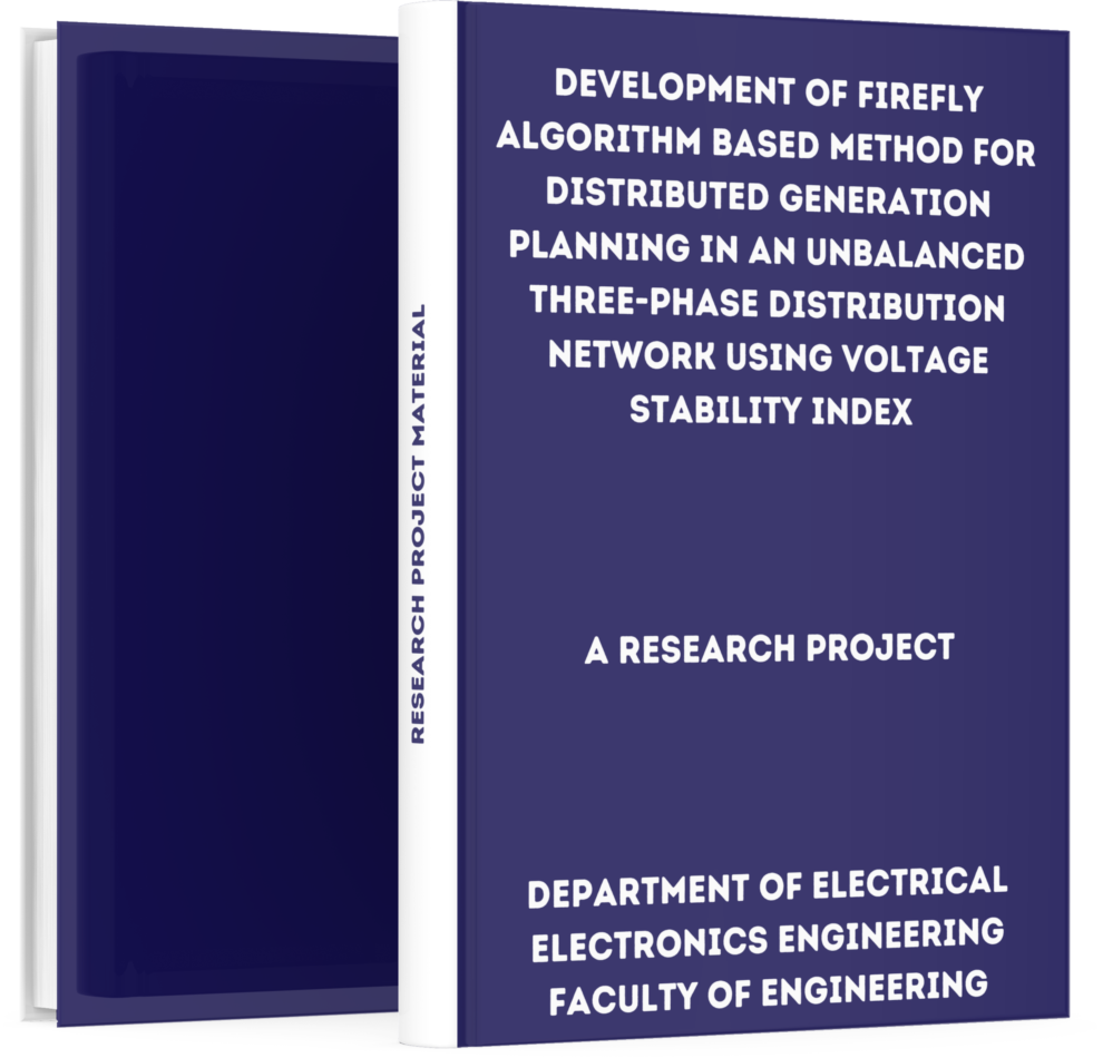 Development of Firefly Algorithm Based Method for Distributed Generation