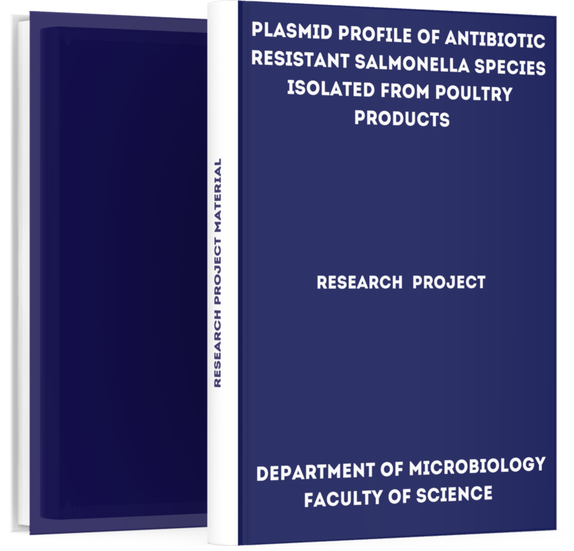 Plasmid Profile of Antibiotic Resistant Salmonella Species Isolated ...