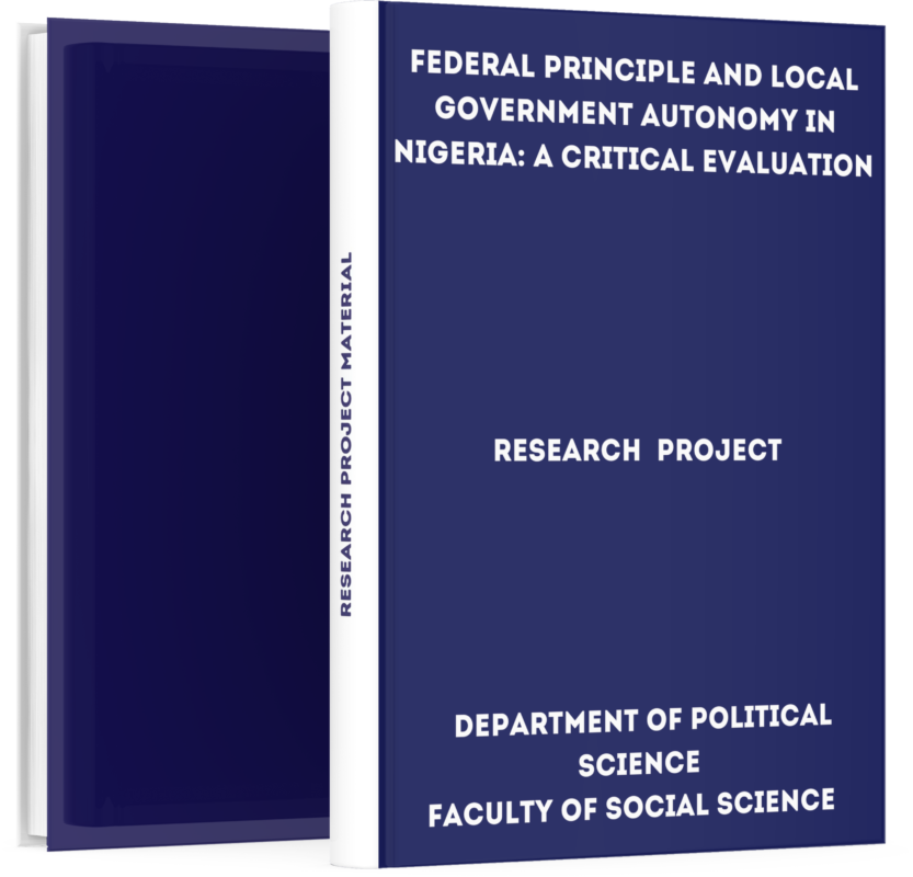 literature review on local government autonomy in nigeria
