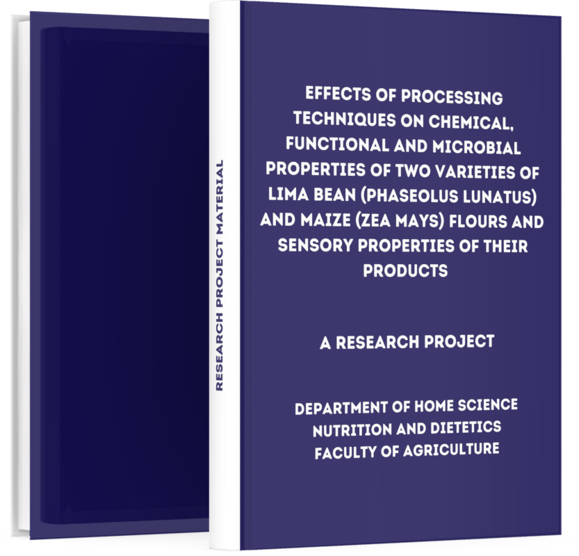 Effects of Processing Techniques on Chemical