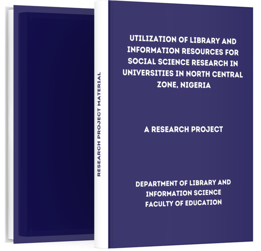 Utilization Of Library And Information Resources For Social Science