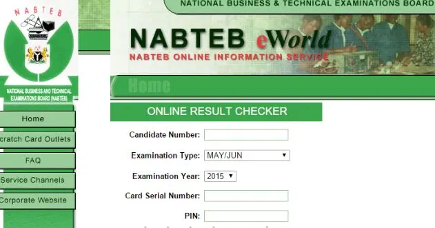 NAPTEB Result