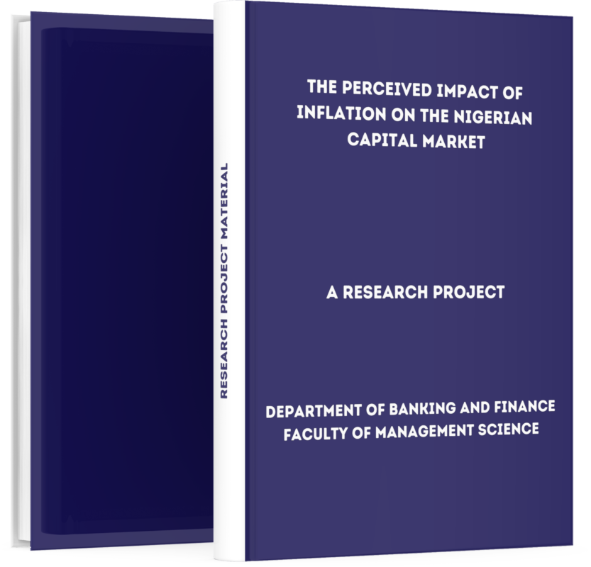 The Perceived Impact of Inflation on the Nigerian Capital Market