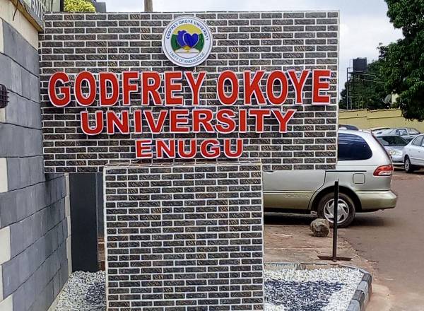 Godfrey Okoye University Courses
