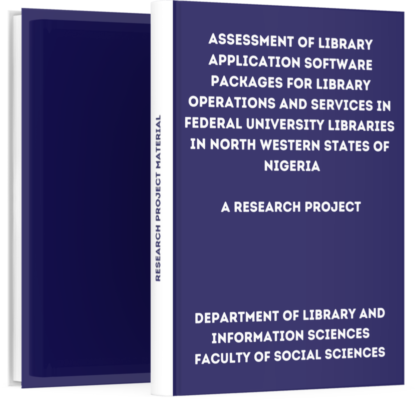 Library Problems Application Assessment of Library Application Software Packages for Library ...