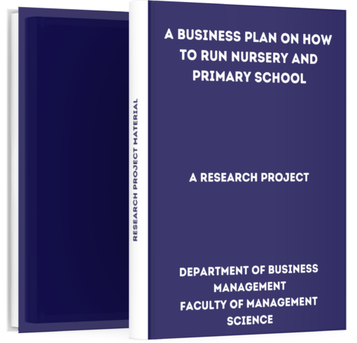 nursery and primary school business plan